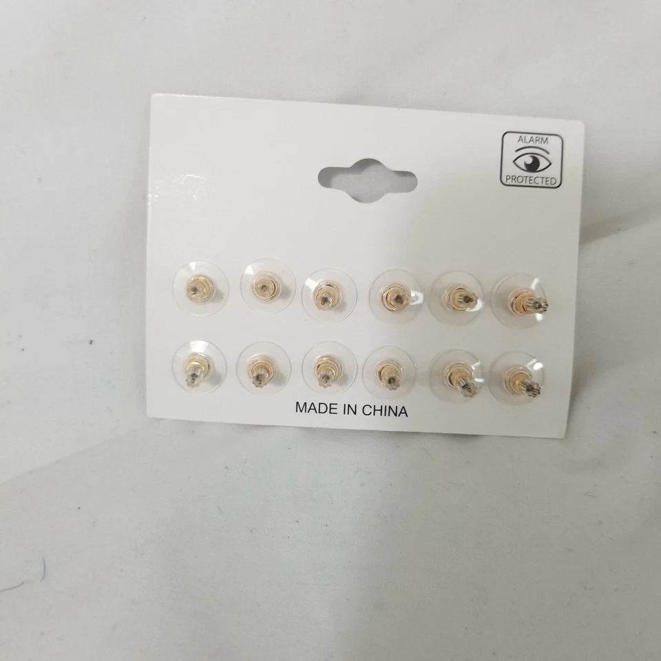 6 Juegos Pendientes de Oro Navidad N por Noir Casa del Árbol Arrecife Pan de Jengibre Brillante NUEVO Foto 3 de 4