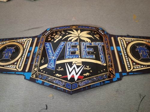 Yeet Heavyweight Wrestling Championship Belt Replica 2mm Brass - 第 1/7 張圖片