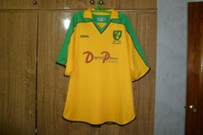 Norwich City Xara Football Shirt 100 Years 1902-2002 Home 2001/2003 Men Size 2XL