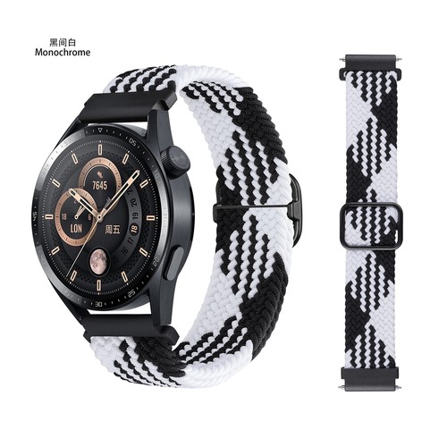 20/22 mm Suave Tejido Elástico Nailon Bucle Correa Deportiva Pulsera Universal - Imagen 77 de 112