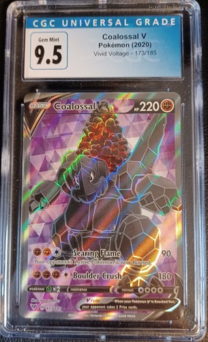 Pokemon Coalossal V 173/185 CGC 9.5 Vivid Voltage 173 CGC 9.5 - Bild 1 von 2