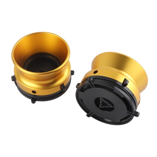 Gold 1 Pair NAB Hub Adapters Professional Polished 10in Opener For Studer Re Set - Picture 5 of 22