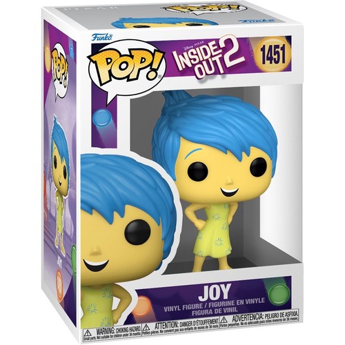 FUNKO Pop! • Disney: Inside Out 2 • JOY #1451 w/Pro • Ships Free - Picture 2 of 4