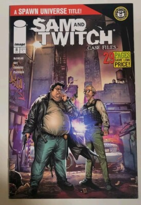 SPAWN スポーン Classic covers SAM & TWITCH Amazon.com: McFarlane Toys Spawn Classic Cover Series #25