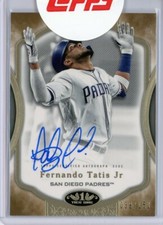  2020 Topps Tier One Break Out Autographs #BOAFTJ Fernando Tatis Jr. AUTO /150