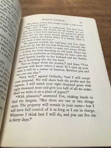 Wolf's Candle by Dane Coolidge (1935, Hardback) First Edition - Picture 9 of 9