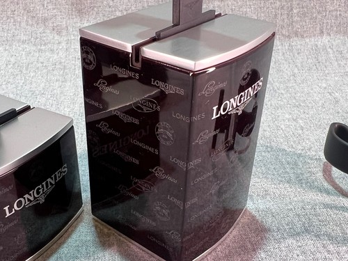 Vintage Original LONGINES Watch Store Dealer Display Stand Holder Set of 3 NIB - Picture 7 of 15