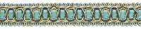 Gimp Braid Trim, Farbe# 5939 - Inselbrise Blau [Verkauft Nach Yard]