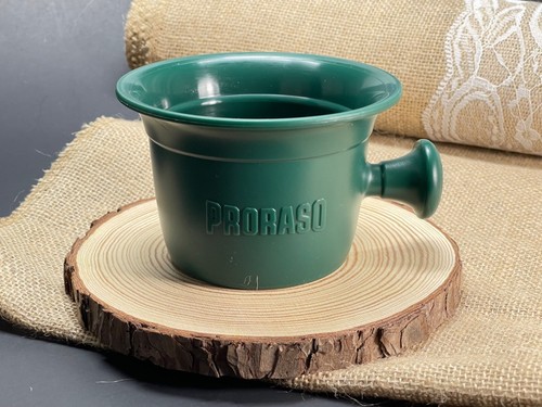 PRORASO Green Professional Shaving Mug Bowl Barber Shaving Brush Soap Set 3PCS - Picture 16 of 20