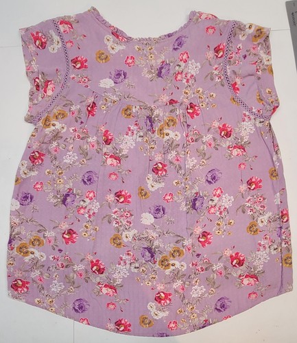 Buffalo David Bitton Womens Flutter Sleeve Floral Top Small - Picture 6 of 8