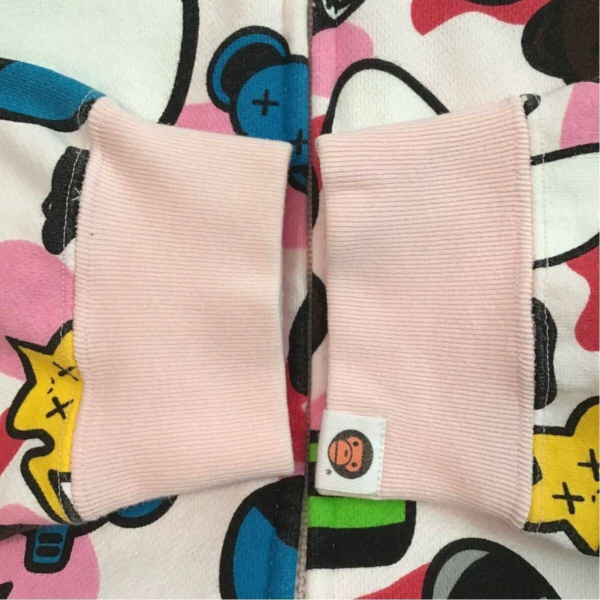 BAPE × KAWS Milo Animal Kingdom full zip hoodie NIGO Pink A BAPE × KAWS Milo Animal Kingdom full zip hoodie NIGO Pink A