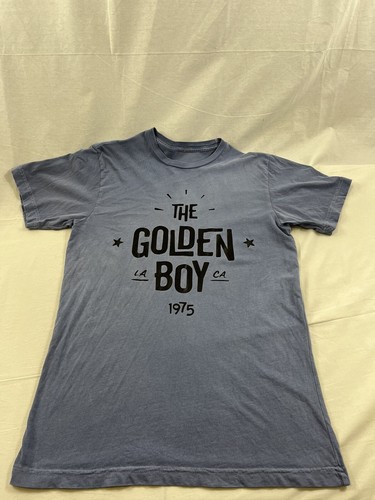 Golden Aesthetics Men’s Graphic Tee The Golden Boy 1975 Medium Artemus Dolgin