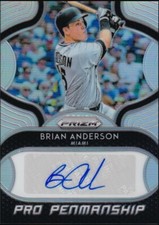 2019 Prizm Pro Penmanship #PP-BA - Brian Anderson Auto