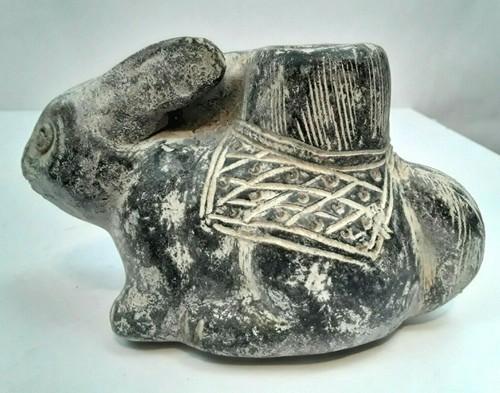 De colección Polinesio Maorí Tiki Animal Salvaje Figura Arcilla Estatua Candelabro - Imagen 11 de 16