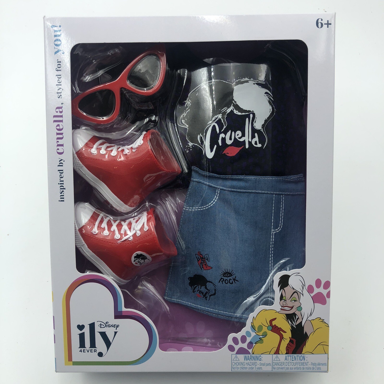 Disney ily 4EVER - Inspired by Cruella Accessories Set Jakks Pacific New Target