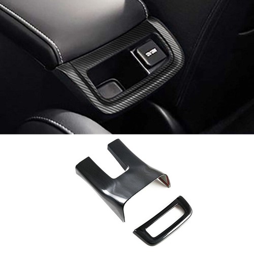 Carbon Fiber Rear Air Outlet Vent Anti-Kick Trim For Toyota FORTUNER 2022-2025 - 第 1/6 張圖片