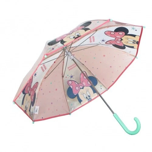 Paraguas Transparente Disney Minni Mouse, Paraguas Infantil Licencia Oficial Foto 3 de 4
