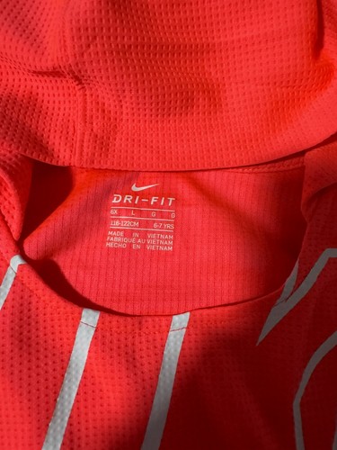 Girls Nike Dri-Fit 6X Pink Nike Pullover. New With Tag - Picture 5 of 5