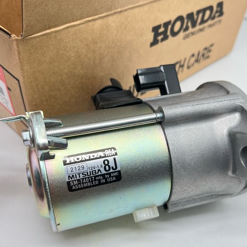 NEW Genuine 31200-R5A-A02 Starter OEM Honda for 2014-2015 Civic CR-V - Picture 3 of 6