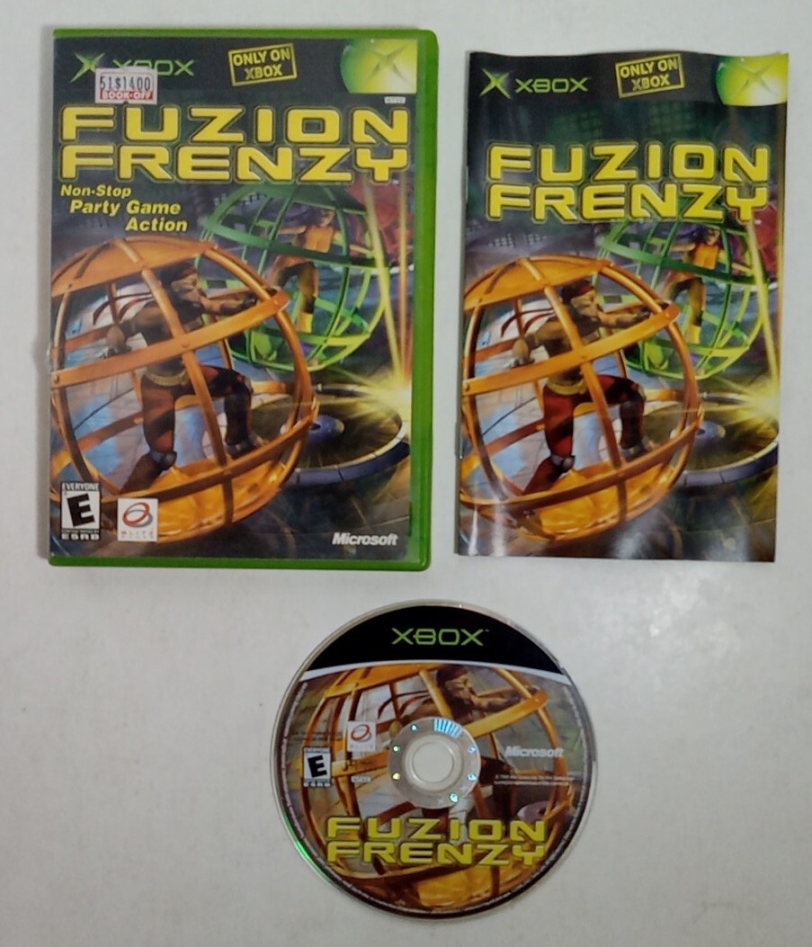 Xbox - xbox★FUZION FRENZY 海外版 北米版★箱付・説明書付・ソフト付 xbox☆FUZION FRENZY 海外版 北米版☆箱付・説明書付・ソフト付