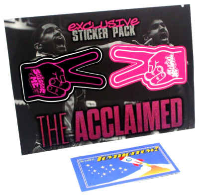 AEW All Elite Crate Exclusive - THE ACCLAIMED - Sticker Sheet