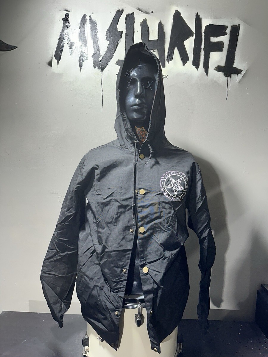 ORIGINAL A3490 Blackcraft Cult Windbreaker Black Jacket Snap