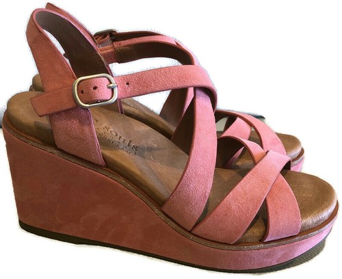 Gentle Souls Judi Riemchen Keilabsatz Plateau Schuhe 9,5 - Bild 4 von 11