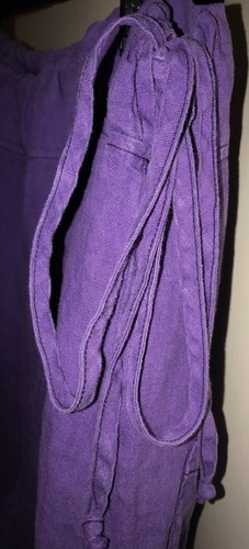 cordon serrage améthyste taille lin de en avec Ashby Pantalon Cynthia Ltwt la à 2011 Vintage violet T4CnqfBwg