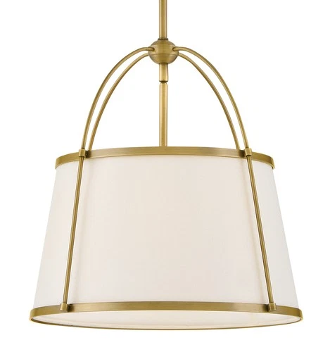Hinkley Lighting 4894 Clarke 1 Light 16"W Pendant - Brass - Picture 2 of 12