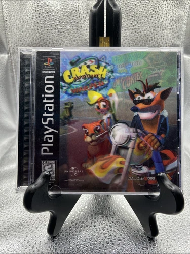 Crash Bandicoot 3: Warped  Sony PS1 Lenticular Cover Holograph CIB Tested