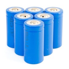 6-pk of RCR123a 16340 3.7V 650mAh Rechargeable Li-ion Battery for Arlo HD