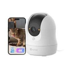EZVIZ 4K Caméra Surveillance WiFi Intérieure 360° Bébé Moniteur 2.4/5G