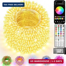 Smart Color Changing Christmas Lights App Remote Control, 164Ft 500 LED