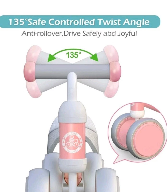 Pink Girls Bobike Walking Mini Bike - Image 2 of 4