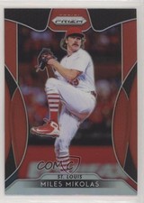 2019 Panini Prizm Red Prizm Miles Mikolas #26 00e8