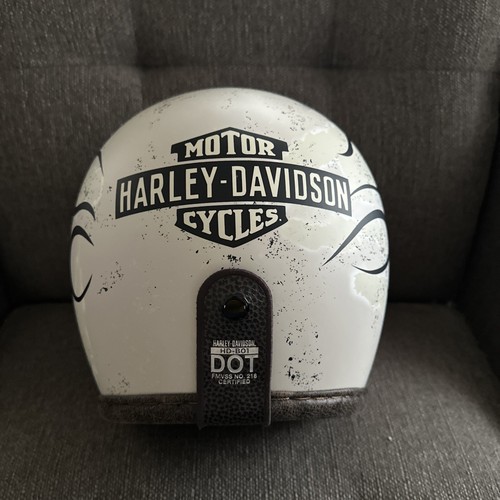 Harley Davidson 3/4 Vintage Style Helmet Never Worn Mint Condition
