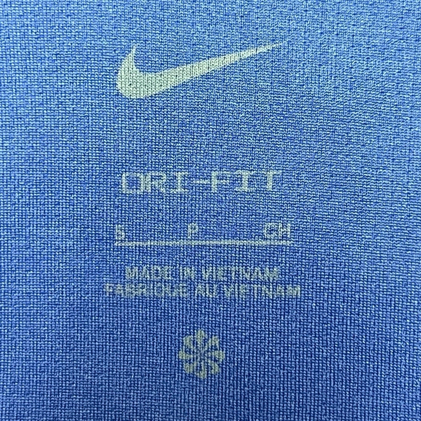 Nike Small Running Quarter Zip Pullover Blue Whit… - image 8