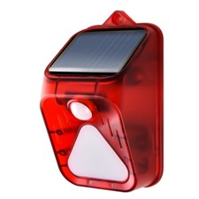 Sirenenblitzalarmsensor Warnleuchte Solare Wandlampe Infrarot-Alarm U1W15081