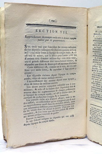 Mémoire sur les finances publiques et sur Calonne NECKER Paris 1788 - Imagen 8 de 10