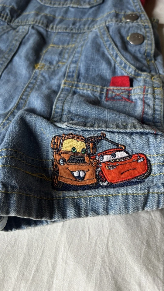 Mono Lightning McQueen de Disney Pixar Cars para niños talla 12 m Foto 2 de 4