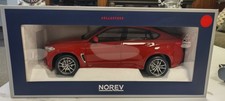 1/18 SCALE 2016 BMW X6 M RED METALLIC BY NOREV , NIB.