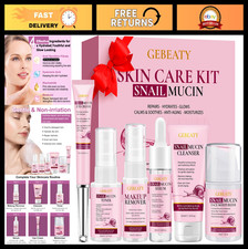 6PCS Korean Snail Skincare Set for Women - Anti-Aging, Hydrating, Moisturizing G