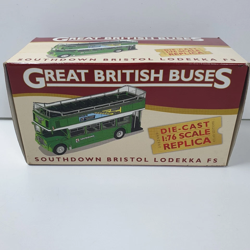 Atlas Editions Great British Buses Southdown Bristol Lodekka FS 1:76 Scale Boxed - Image 3 of 4