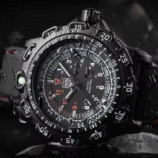 45MM ADDIESDIVE Military Quartz Dive Watch Men Silicone Waterproof Luminous NEW