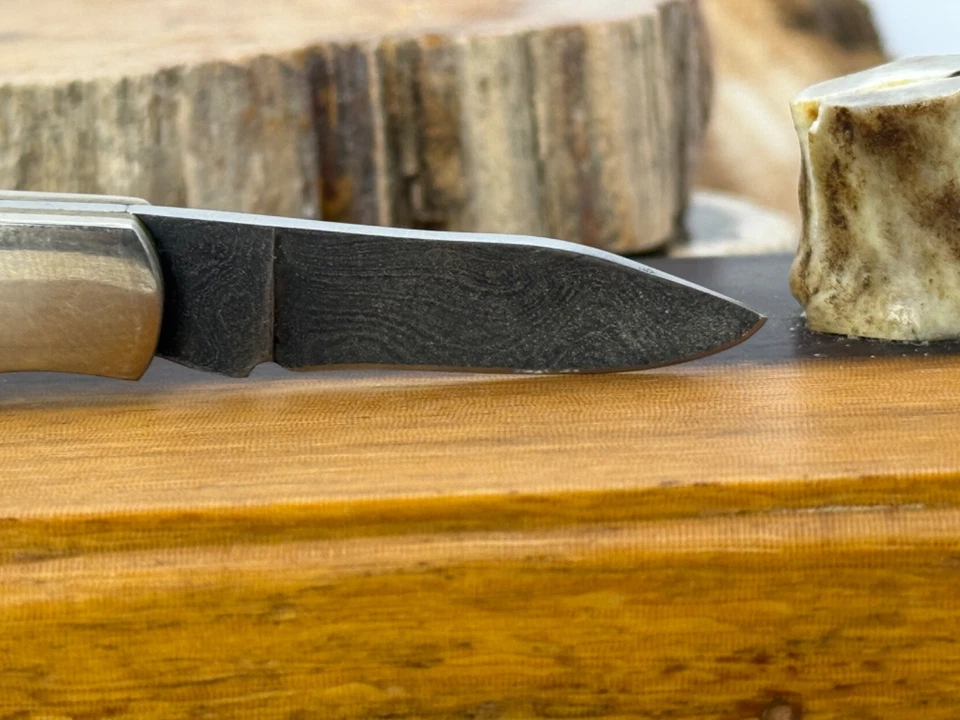 Cubiertos Bear MGC hoja única pequeño bloqueo con hoja de Damasco--2577,25 Foto 4 de 4