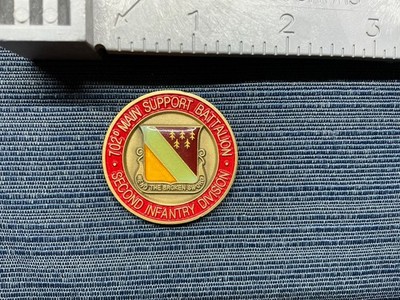 Challenge Coin, U.S. Army, 2d Infantry Division, 702d Main Support, Medics