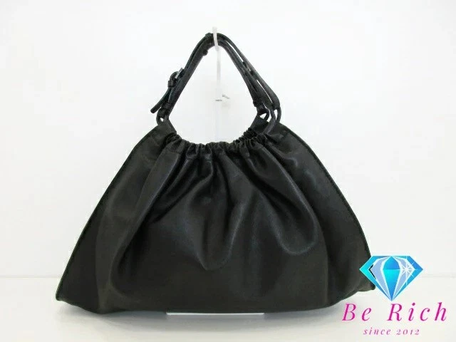 Sac à main Gucci 76554 cuir noir logo fourre tout sac Bk9336