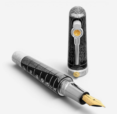 Montegrappa Alchemist Resin Fountain Pen 18kt Gold Nib, ISAKN2AC New In Box