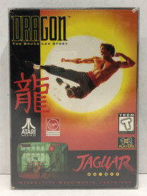 COMPLETE Dragon: The Bruce Lee Story ATARI JAGUAR Manual CIB Fighting BEAT EM UP