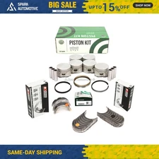 Pistons Main Rod Bearings Fit 91-02 Mazda Mercury Ford Ranger Taurus 3.0L